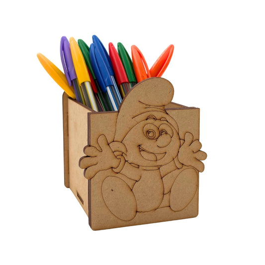 The Smurfs Pen Stand MDF Design 1