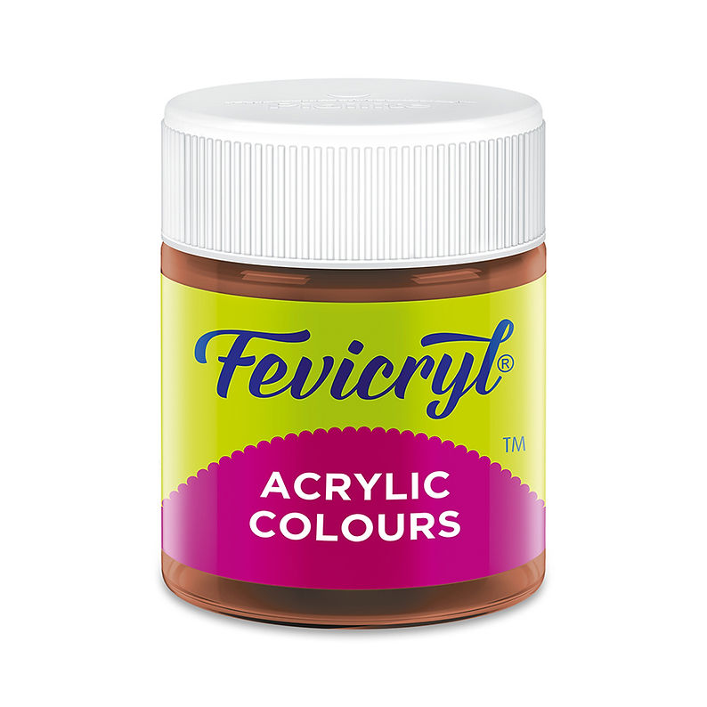 Fevicryl Acrylic Colours Burnt Sienna 01