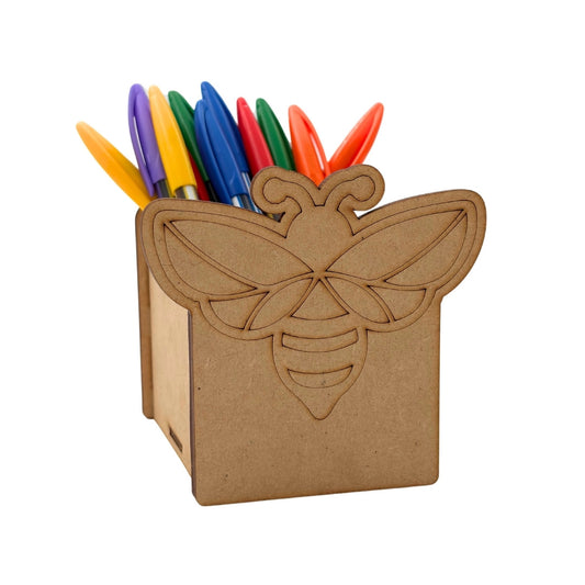 Honey Bee Pen Stand MDF Design 1