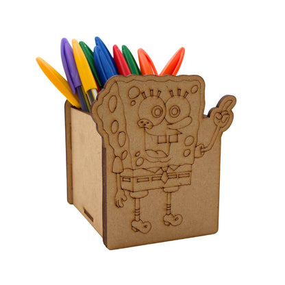 Spongebob Pen Stand MDF Design 1