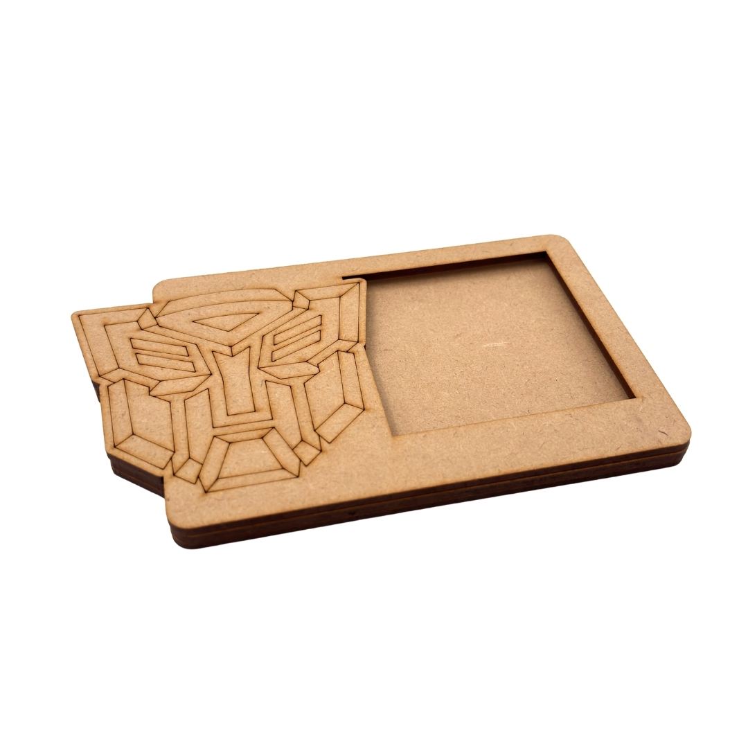 Transformers Three Layered Photo Frame MDF Design 1