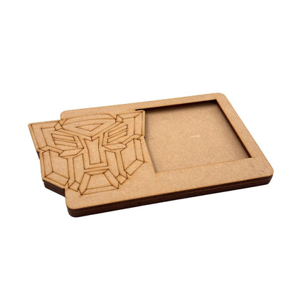Transformers Three Layered Photo Frame MDF Design 1