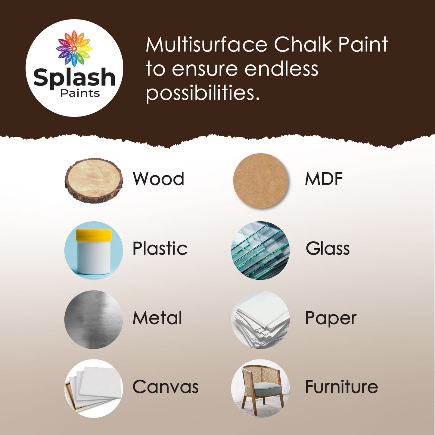 Splash Paints Chalk Paint Funky Orange 29