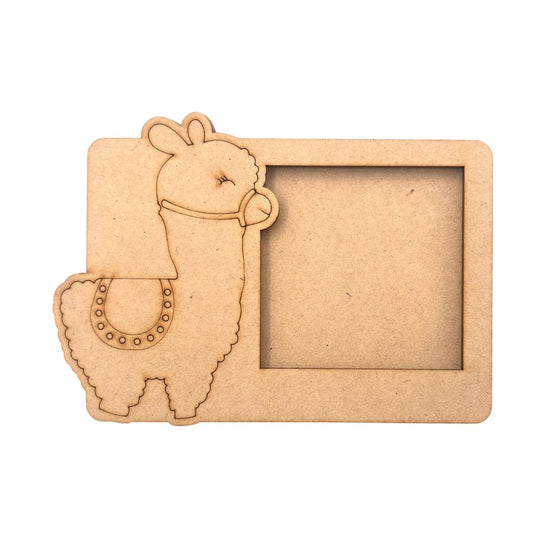 Llama Three Layered Photo Frame MDF Design 1