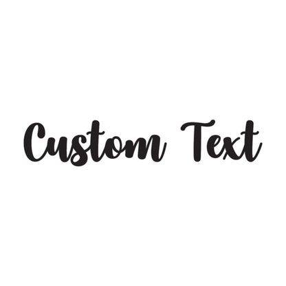 Acrylic Custom Text Name Cutout