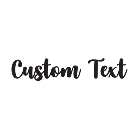 Acrylic Custom Text Name Cutout