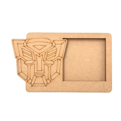 Transformers Three Layered Photo Frame MDF Design 1