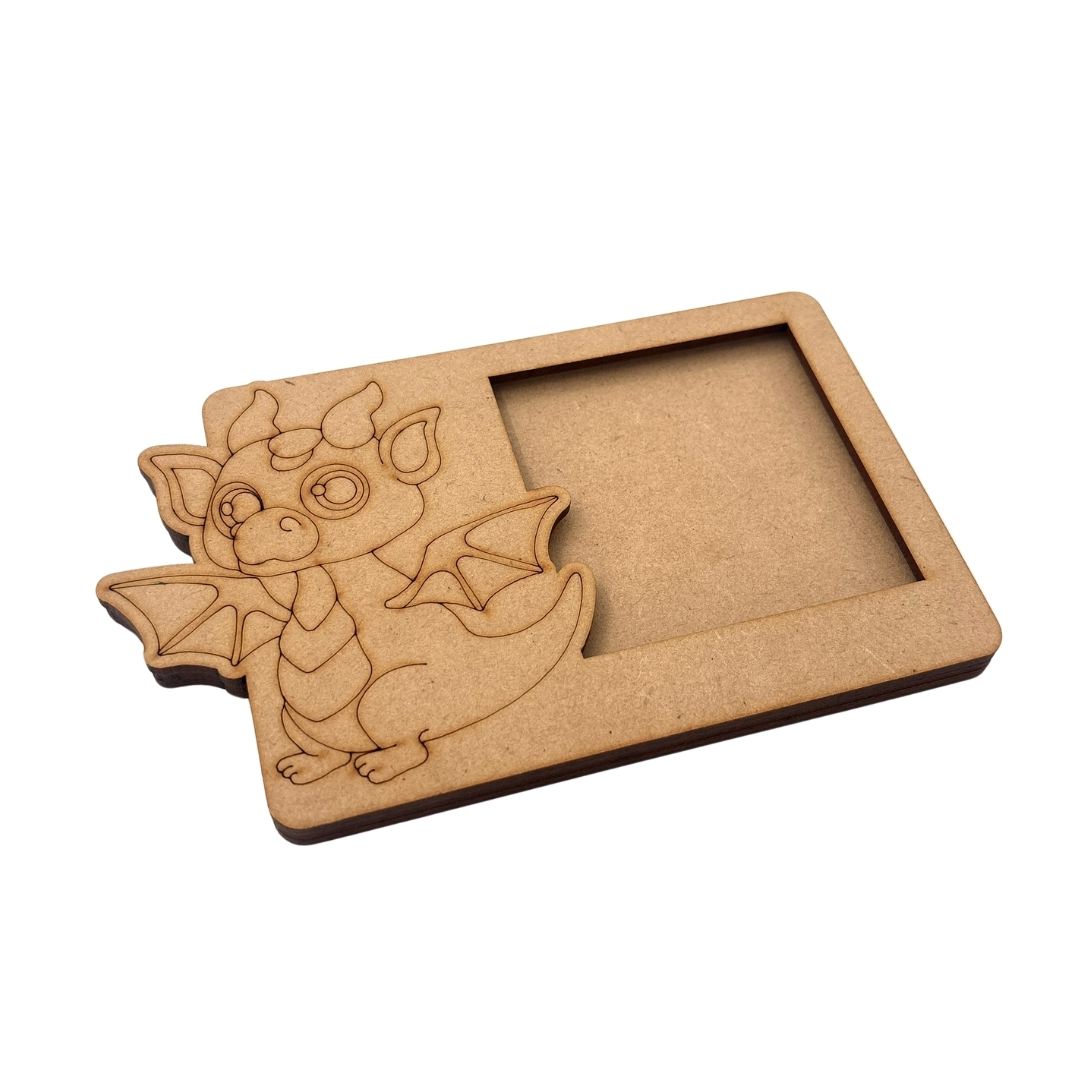 Dinosaur Three Layered Photo Frame MDF Design 2