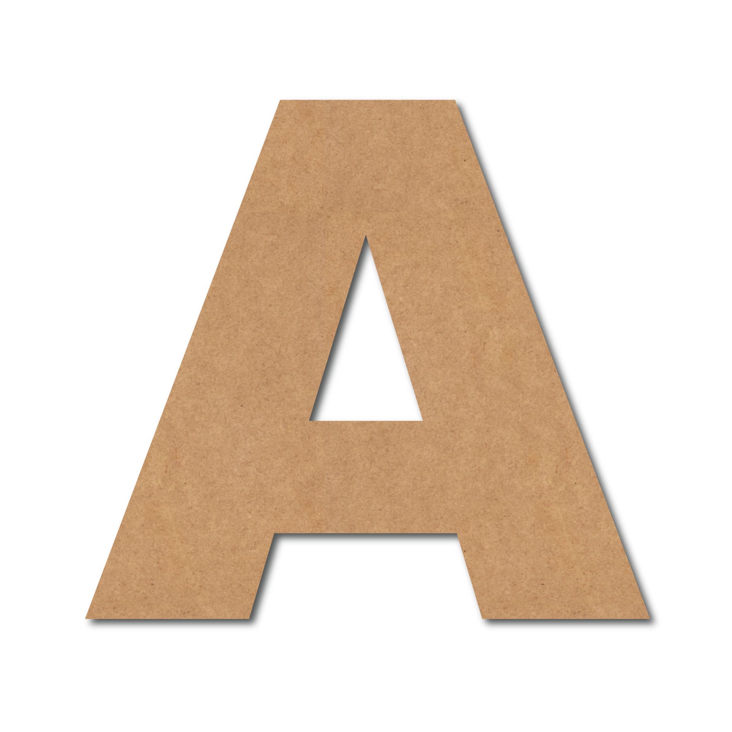 Alphabet A Monogram Cutout MDF Design 1