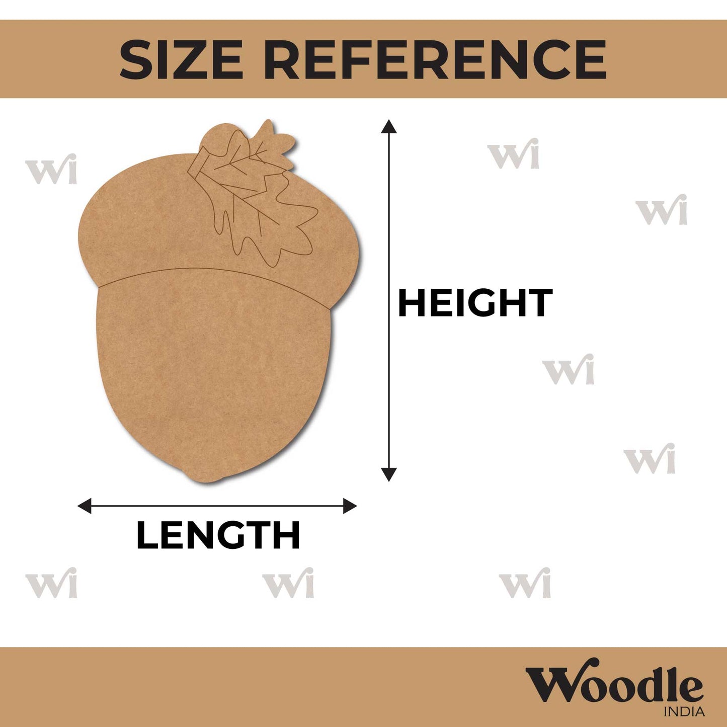 Acorn Pre Marked MDF Design 3