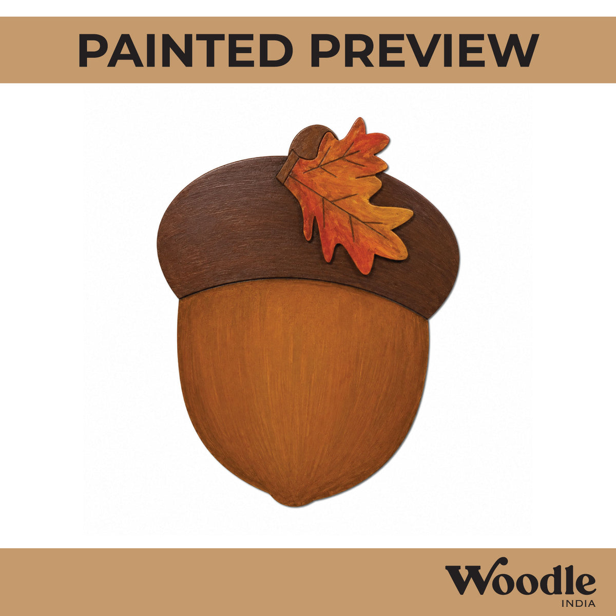 Acorn Pre Marked MDF Design 3