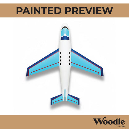 Aeroplane Cutout MDF Design 1
