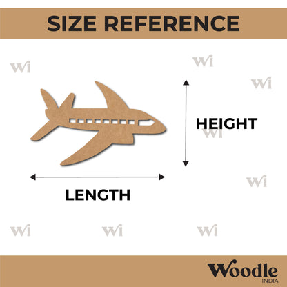 Aeroplane Cutout MDF Design 7