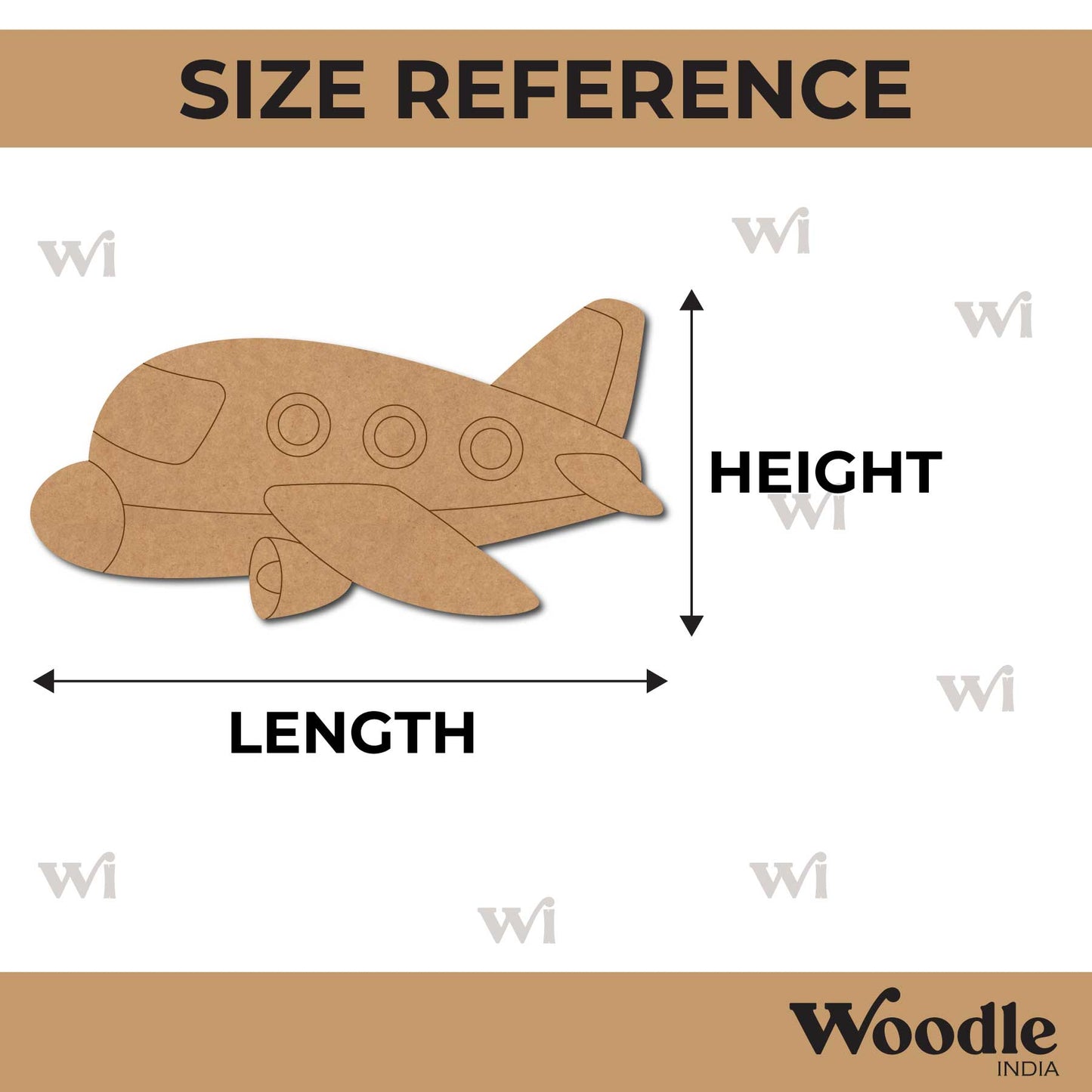 Aeroplane Pre Marked MDF Design 10