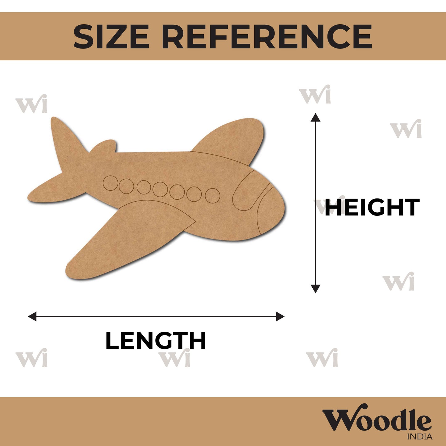 Aeroplane Pre Marked MDF Design 11