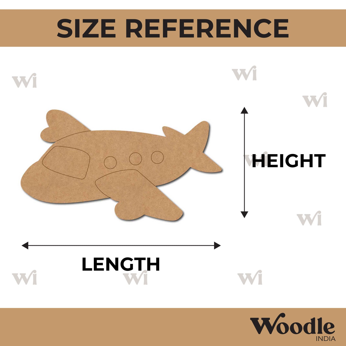 Aeroplane Pre Marked MDF Design 12