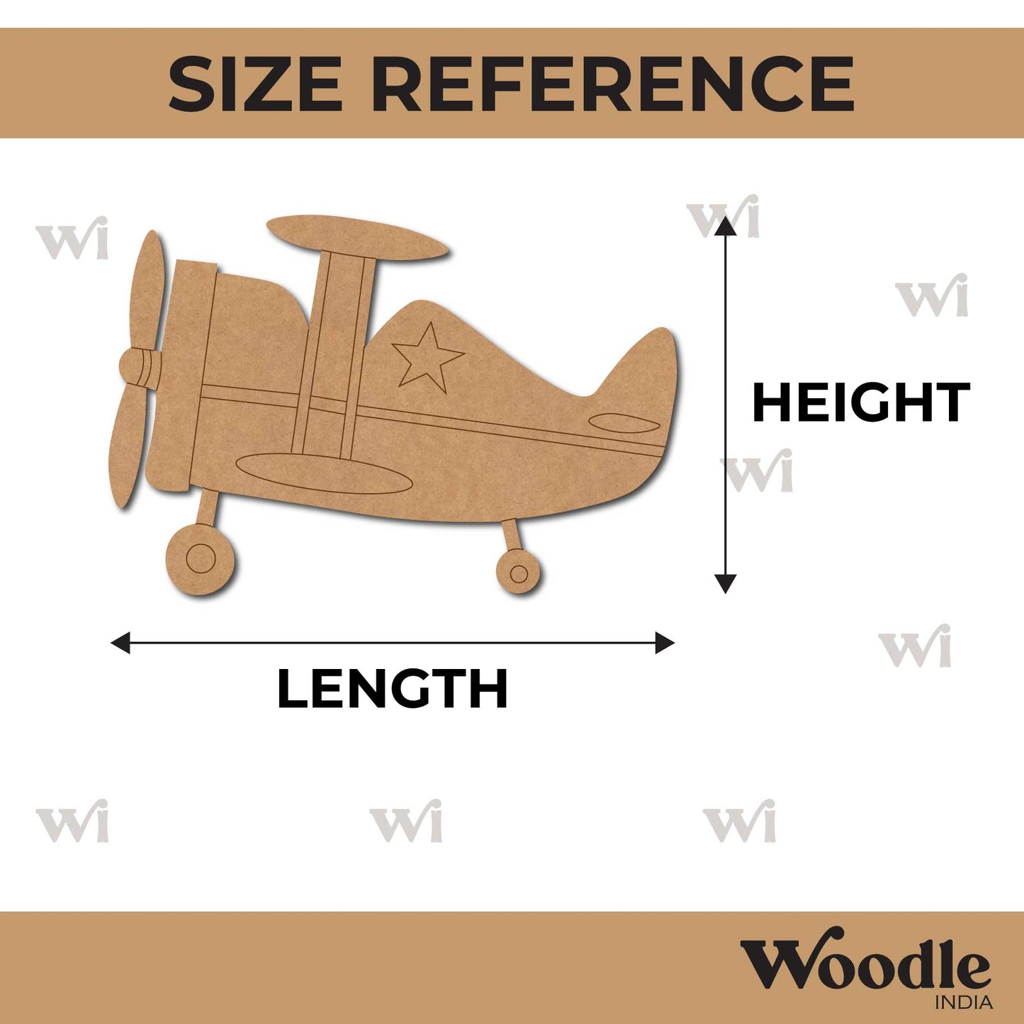 Aeroplane Pre Marked MDF Design 15