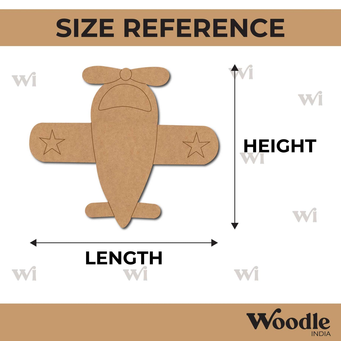 Aeroplane Pre Marked MDF Design 16