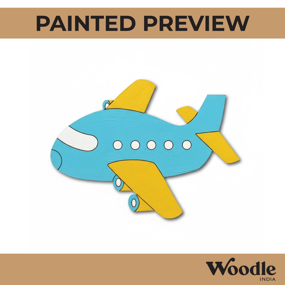 Aeroplane Pre Marked MDF Design 1