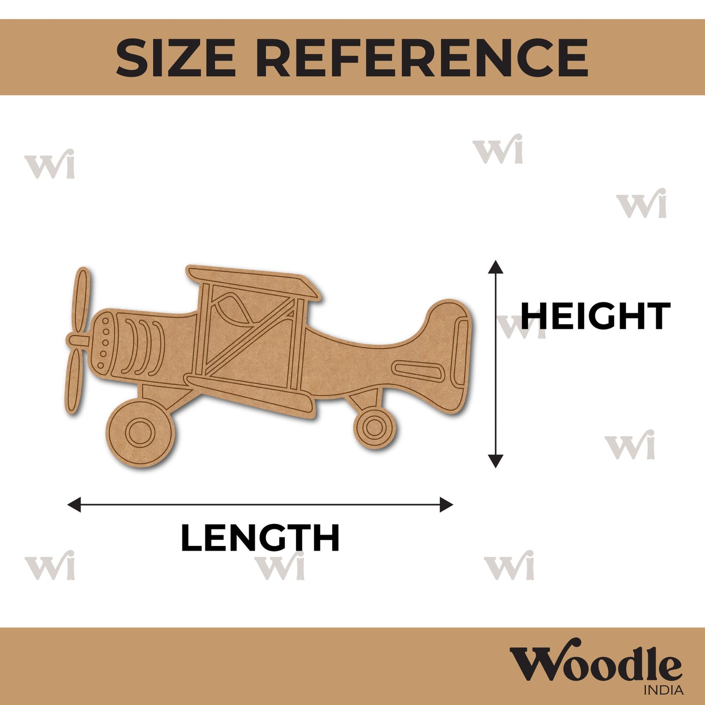 Aeroplane Pre Marked MDF Design 2