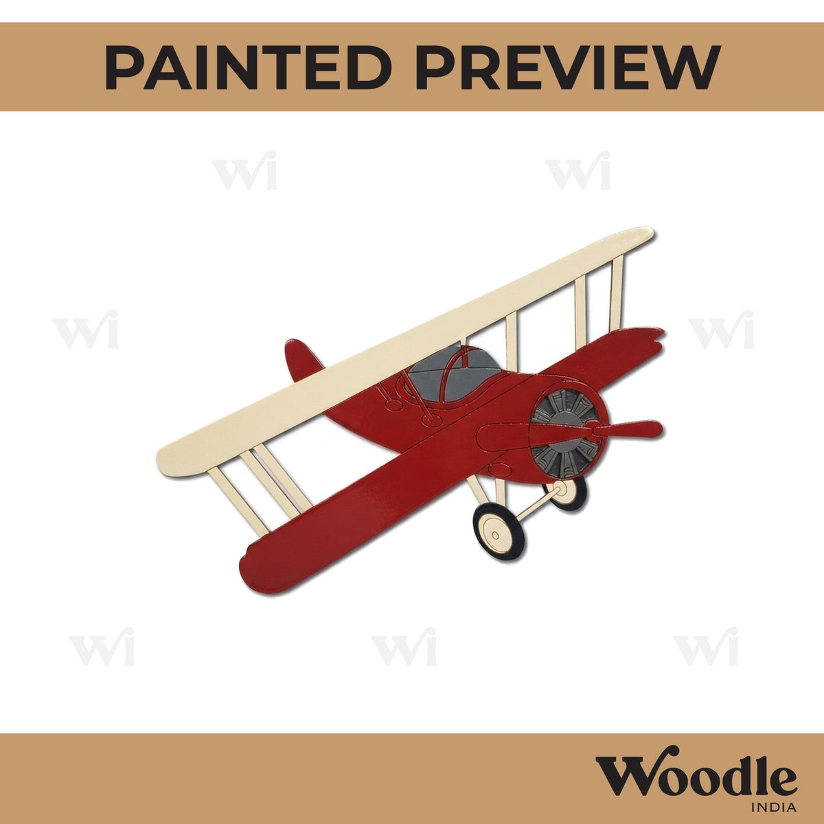 Aeroplane Pre Marked MDF Design 6