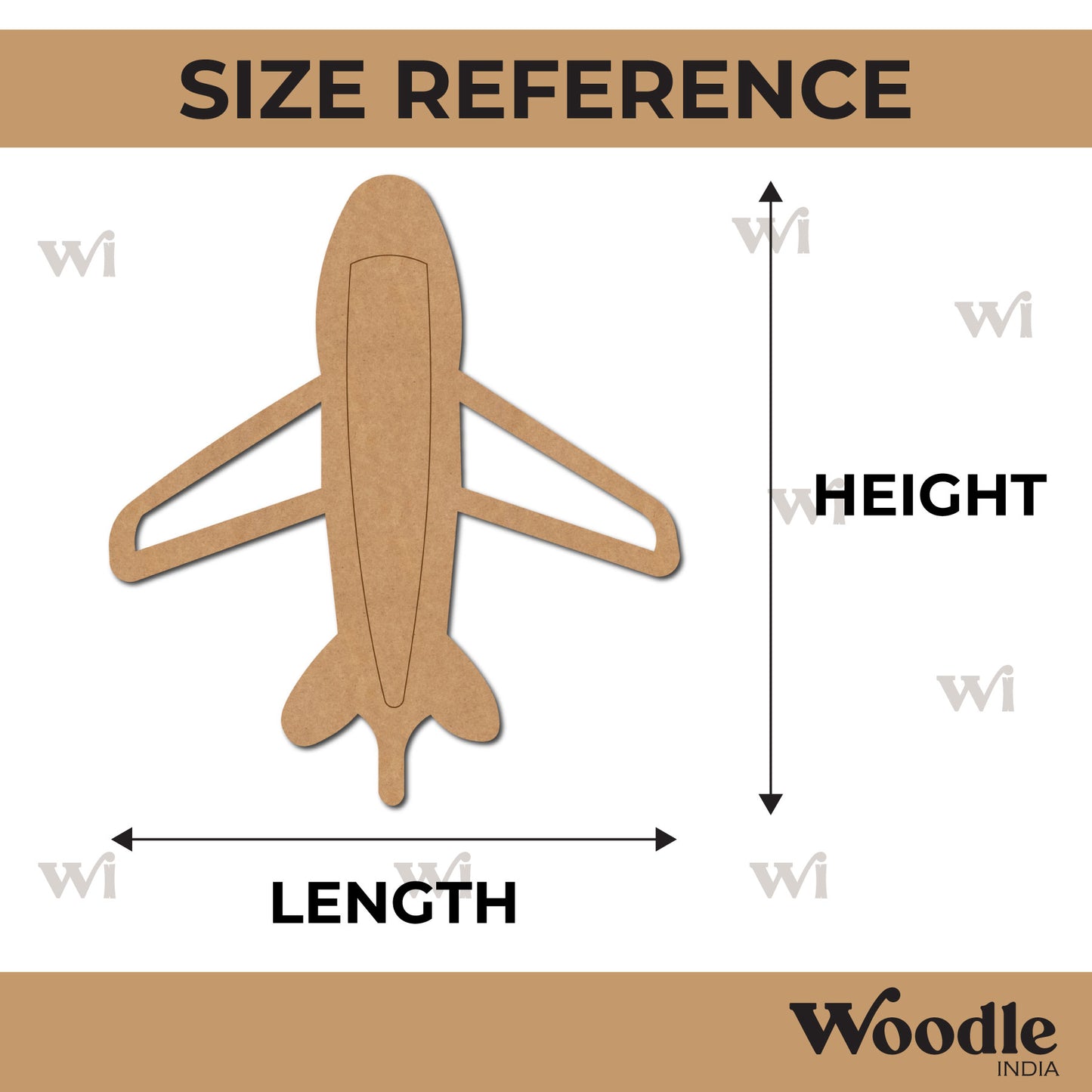 Aeroplane Pre Marked MDF Design 8