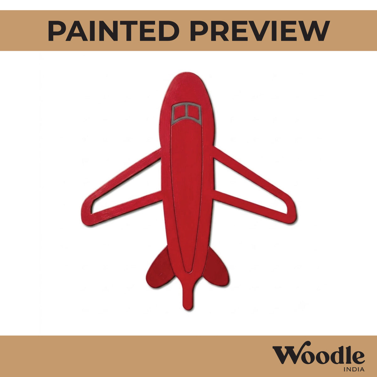 Aeroplane Pre Marked MDF Design 8