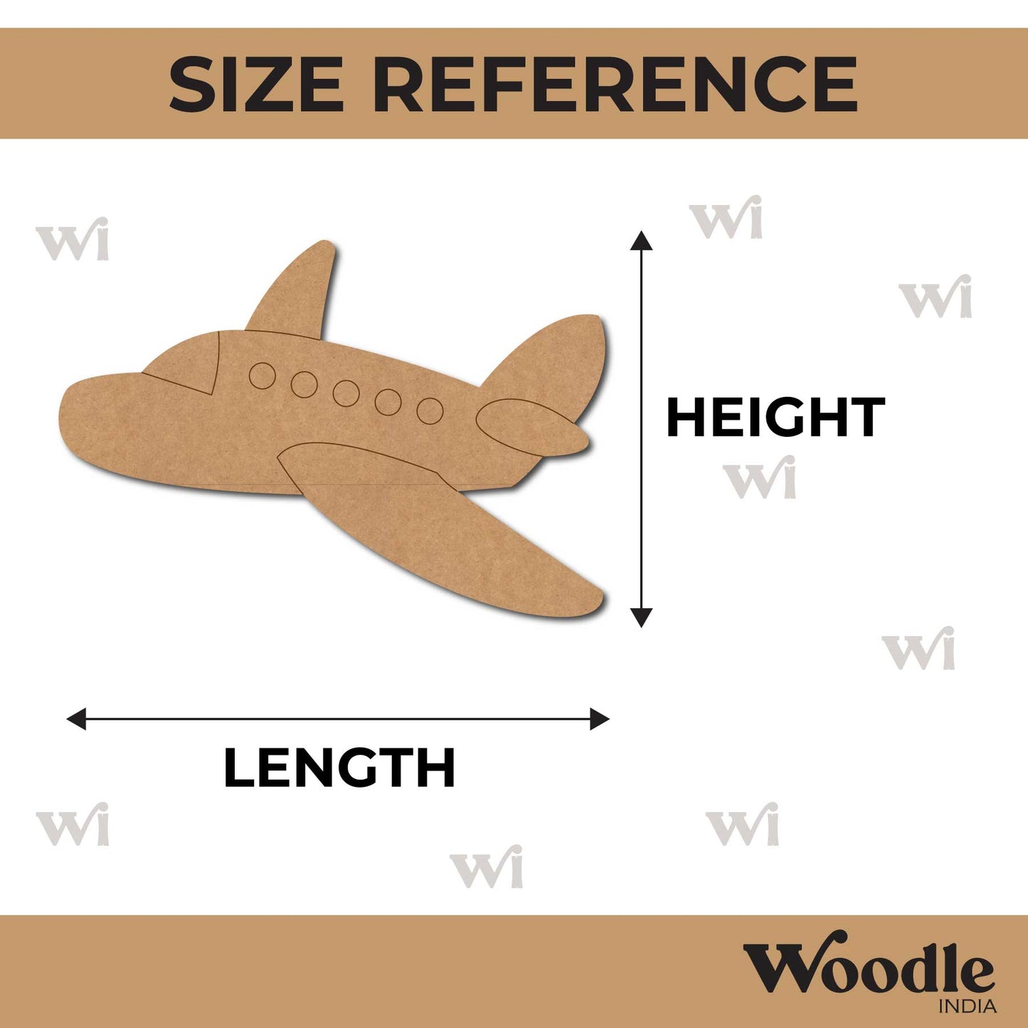 Aeroplane Pre Marked MDF Design 9