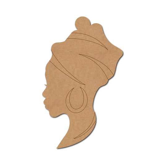 African Lady Pre Marked MDF Design 2