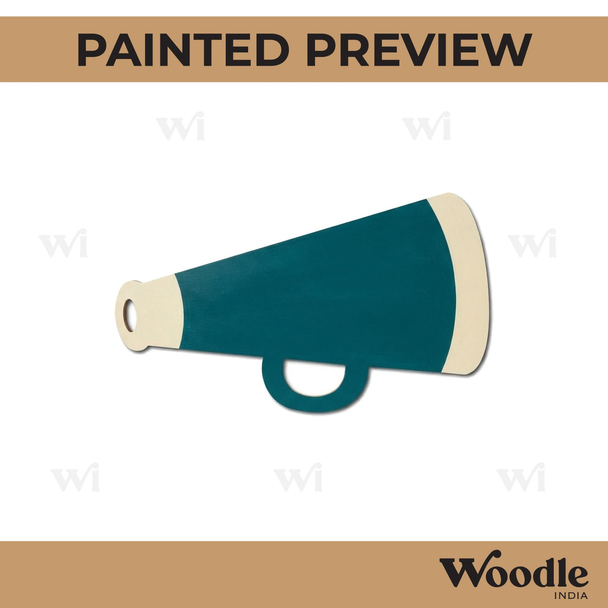 Air Blow Horn Cutout MDF Design 1