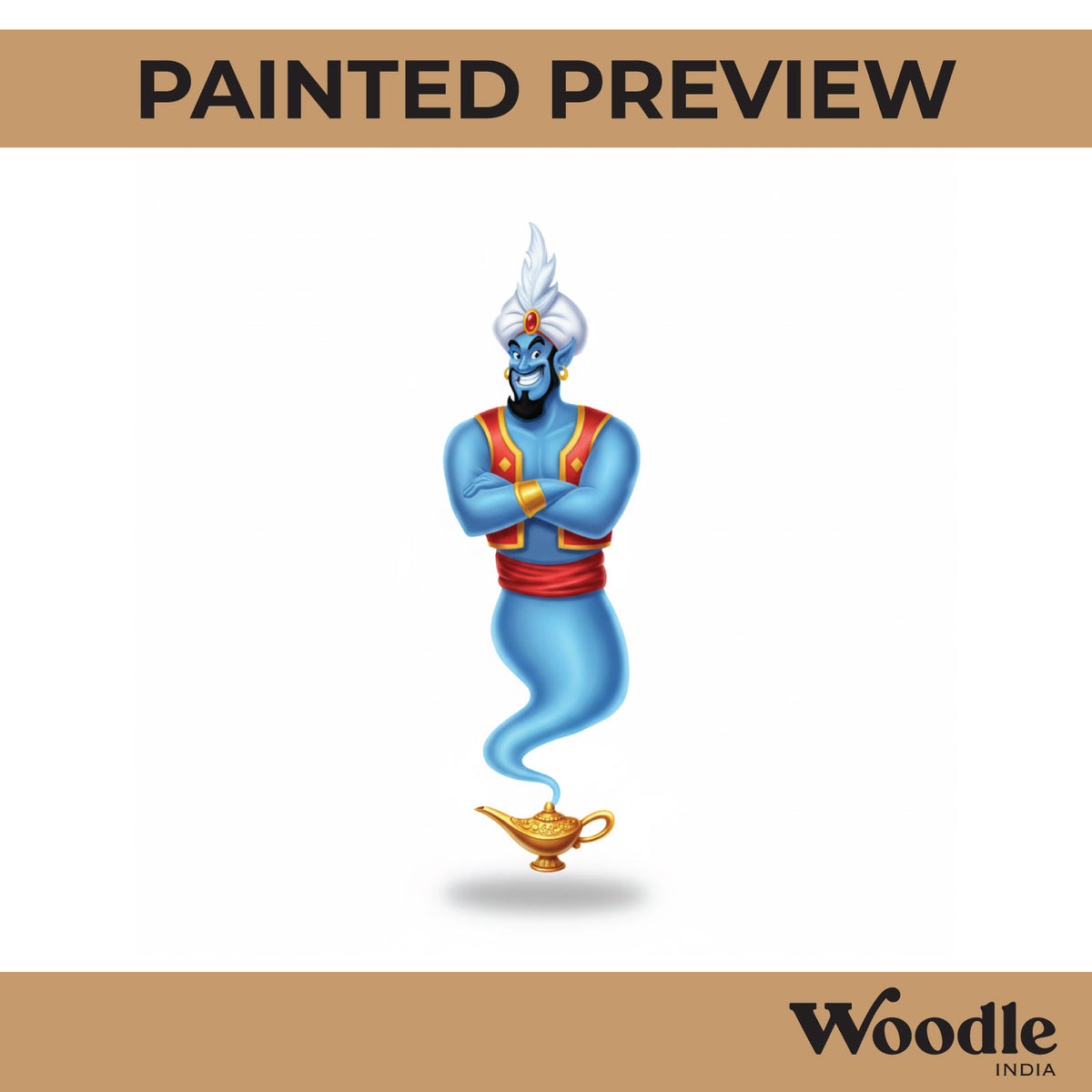 Aladdin Genie Pre Marked MDF Design 4