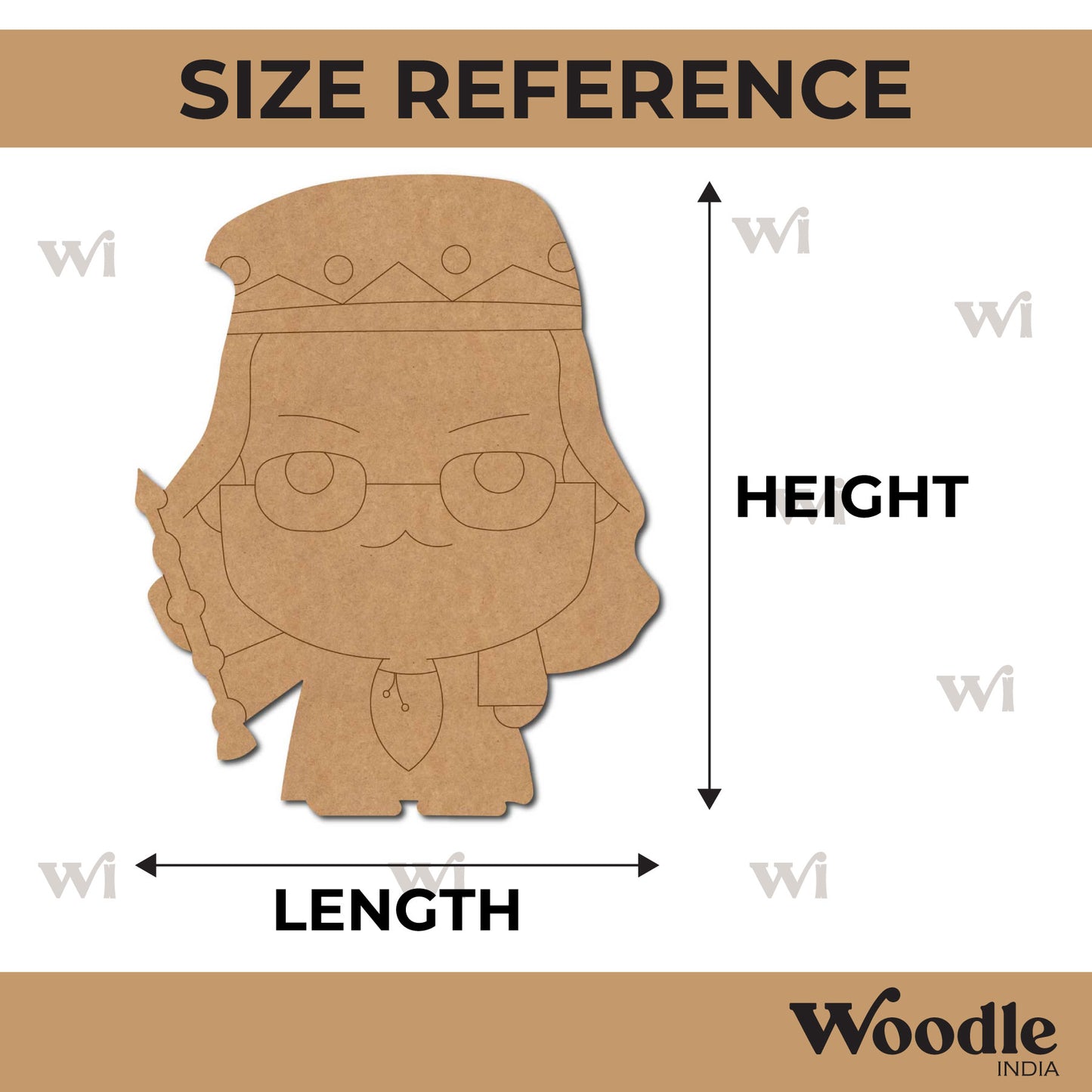 Albus Dumbledore Harry Potter Pre Marked MDF Design 1