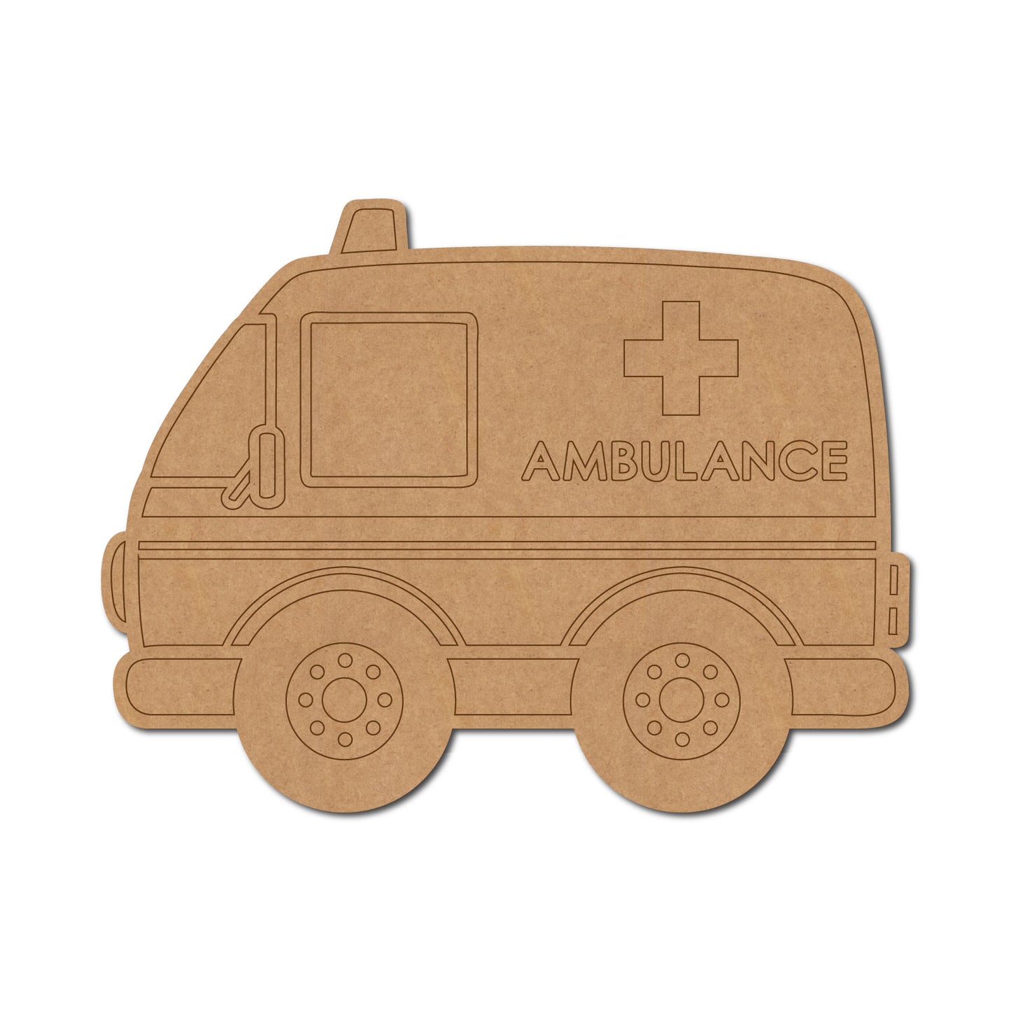 Ambulance Pre Marked MDF Design 1