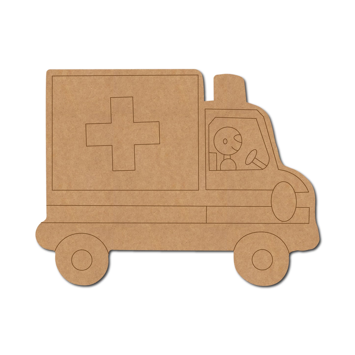 Ambulance Pre Marked MDF Design 2