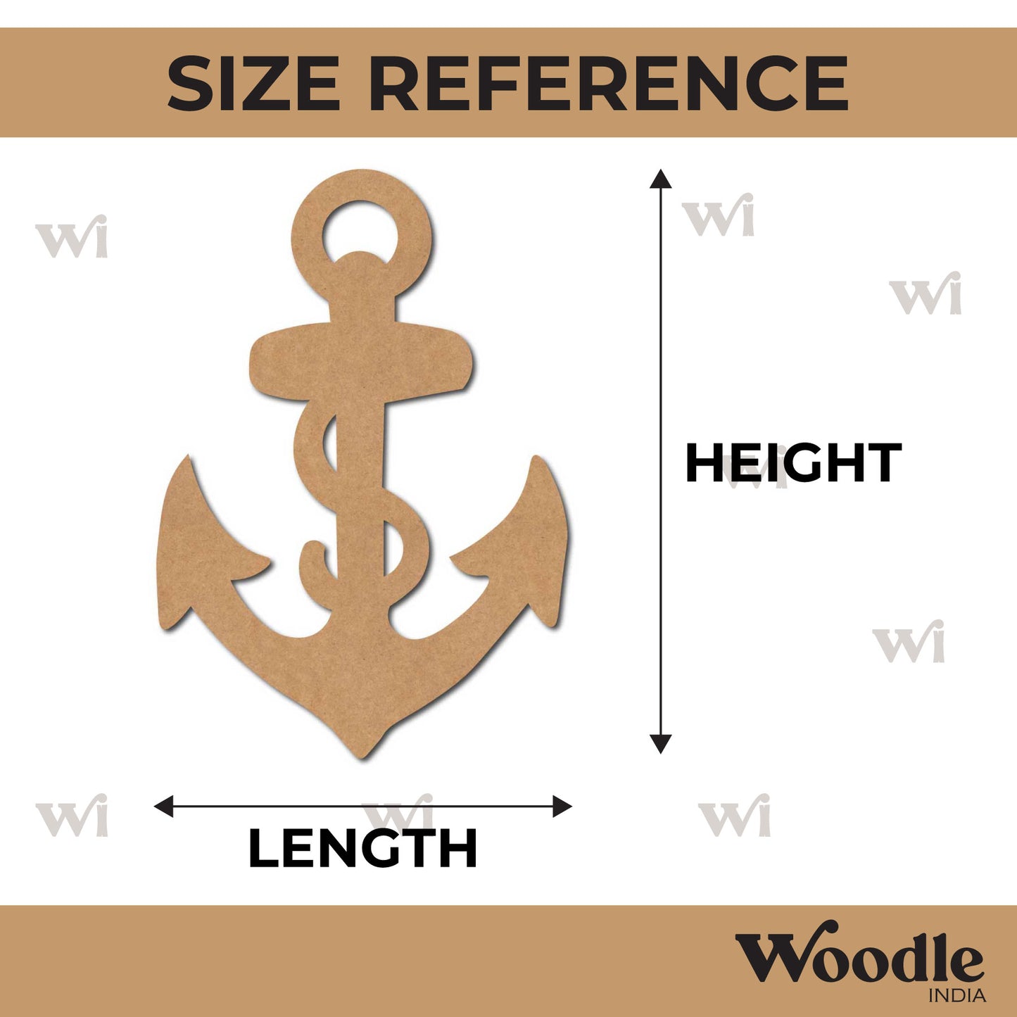 Anchor Cutout MDF Design 2