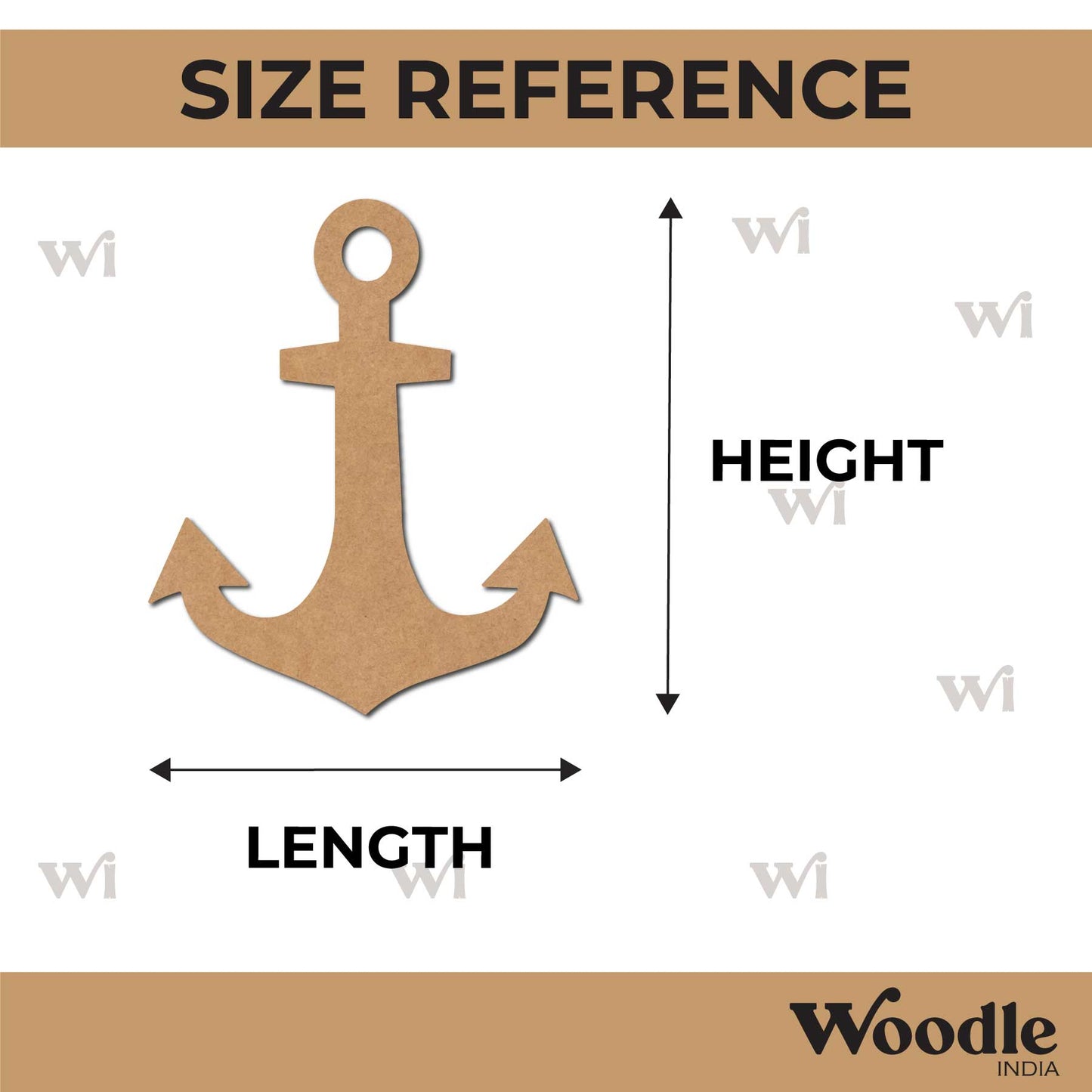 Anchor Cutout MDF Design 4