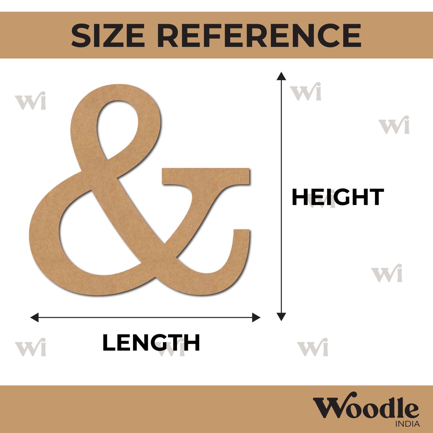 & And Cutout MDF Design 1