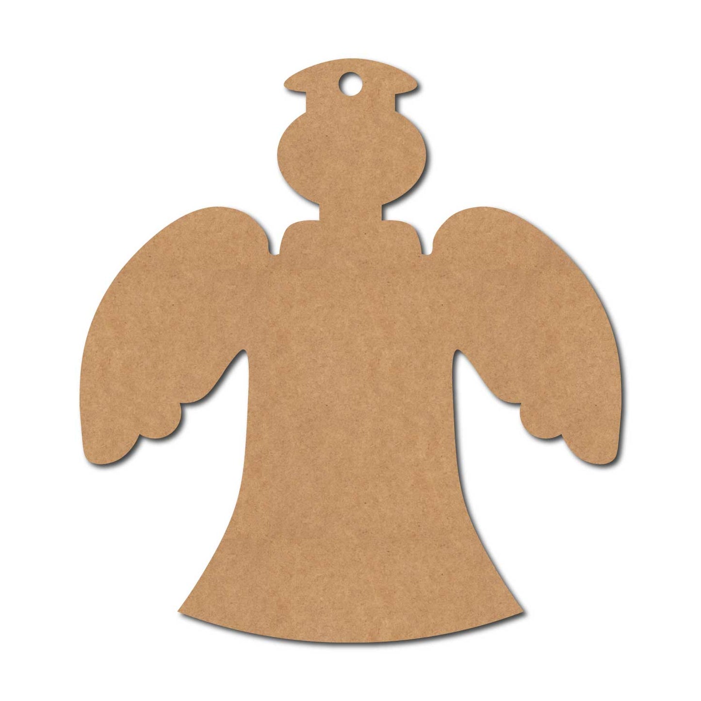 Angel Christmas Ornament Cutout MDF Design 1