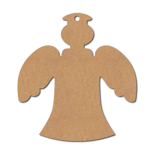 Angel Christmas Ornament Cutout MDF Design 1