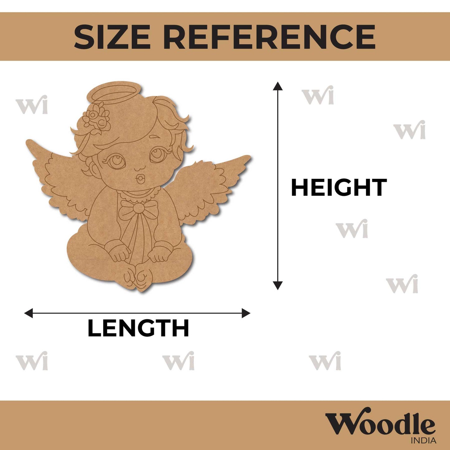 Angel Pre Marked MDF Design 4