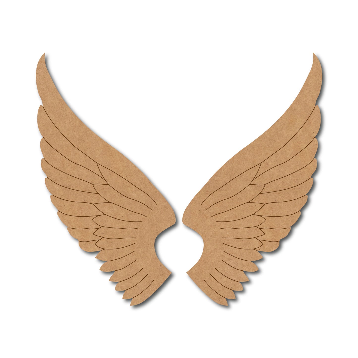 Angel Wings Pre Marked MDF Design 1