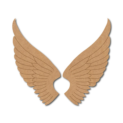 Angel Wings Pre Marked MDF Design 1