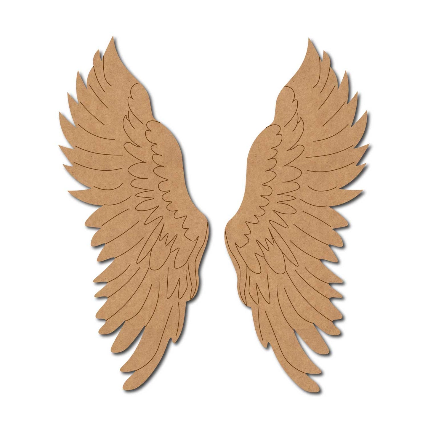 Angel Wings Pre Marked MDF Design 3