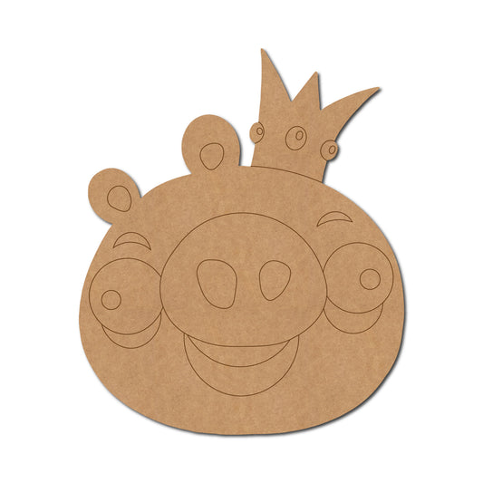Angry Bird Pig Pre Marked MDF Design 1