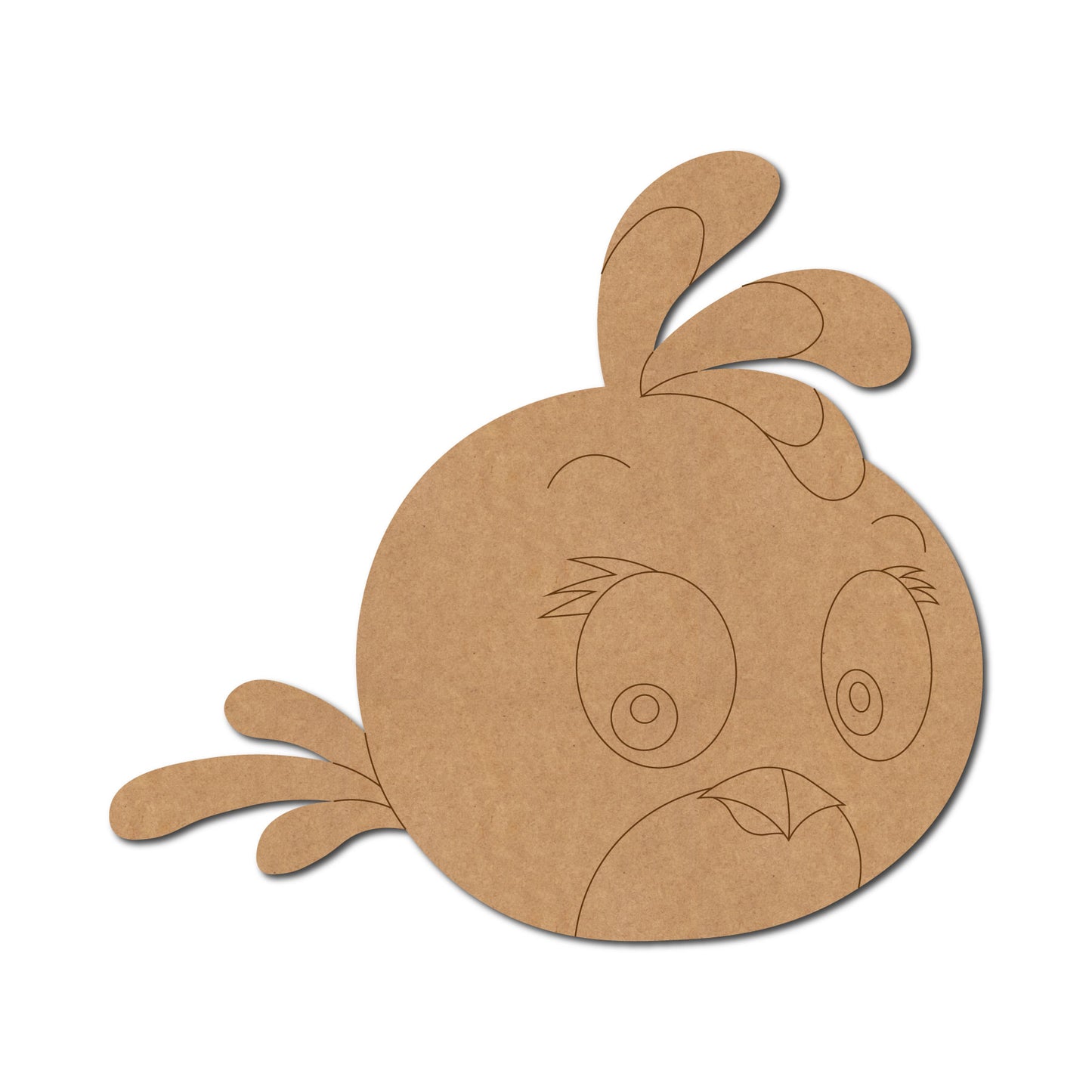 Angry Bird Pre Marked MDF Design 1