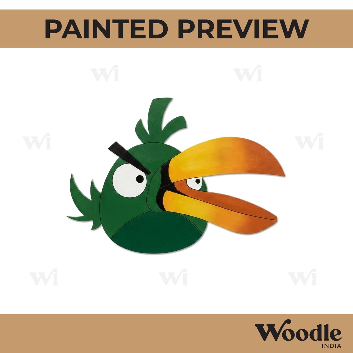 Angry Bird Pre Marked MDF Design 4
