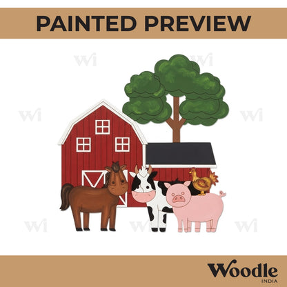 Animal Barn Pre Marked MDF Design 1