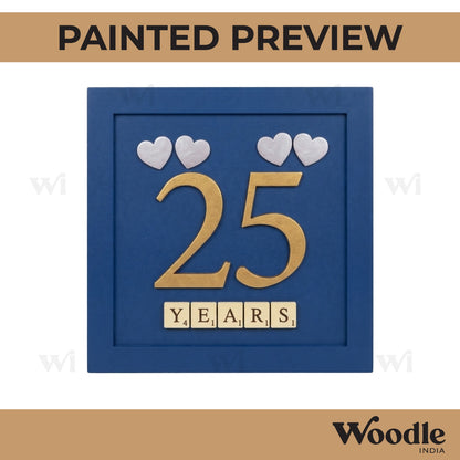 Anniversary Frame MDF Design 1