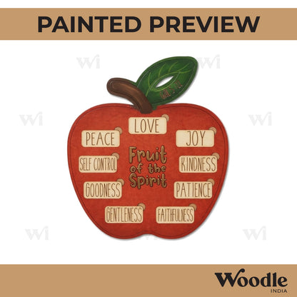 Apple Puzzle Pre Marked MDF Design 1
