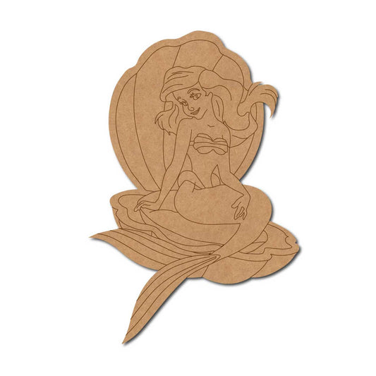 Ariel Disney Mermaid Pre Marked MDF Design 1